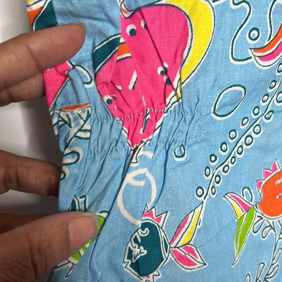 NWT Beverly Hills Uniforms Scrubs 3X PLUS SIZE - Colorful Fish - Picture 7 of 8